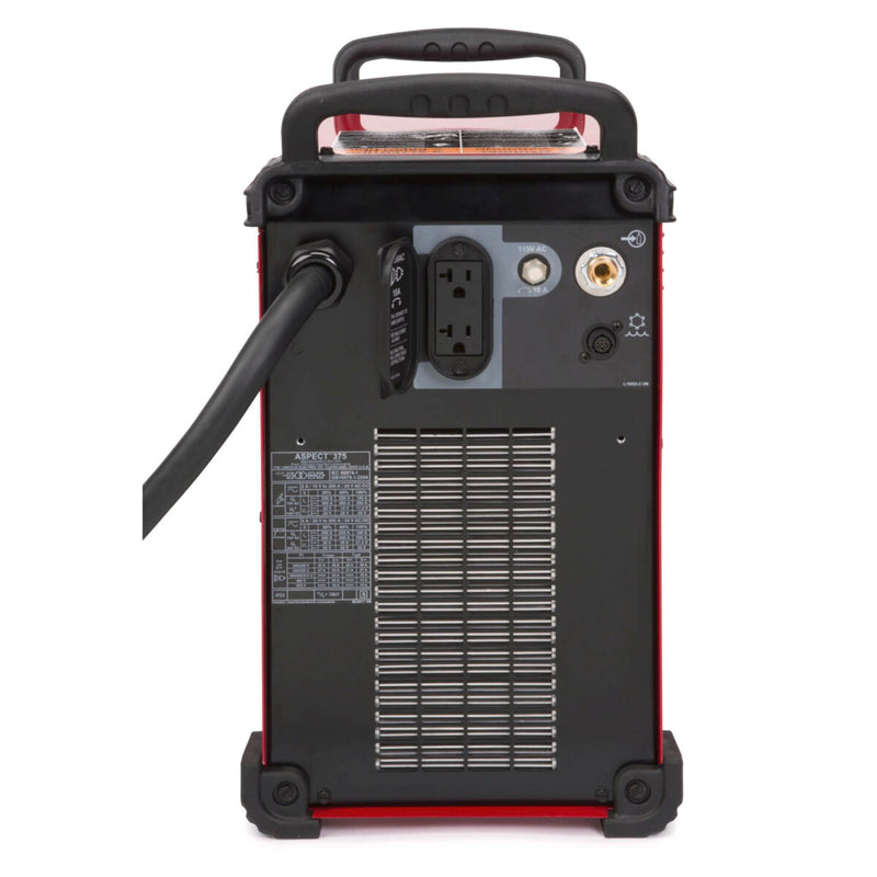Lincoln Electric® Aspect® 375 AC/DC TIG Welder back view