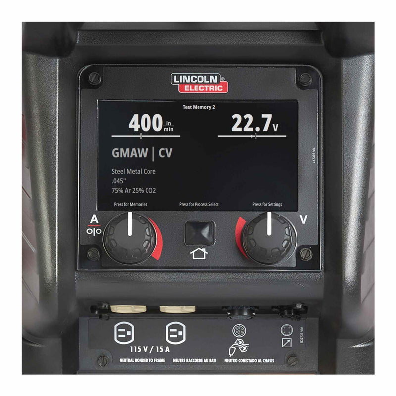 Lincoln Electric® POWER MIG® 262MP Multi-Process Welder Aluminum One-Pak® (Push Gun) screen