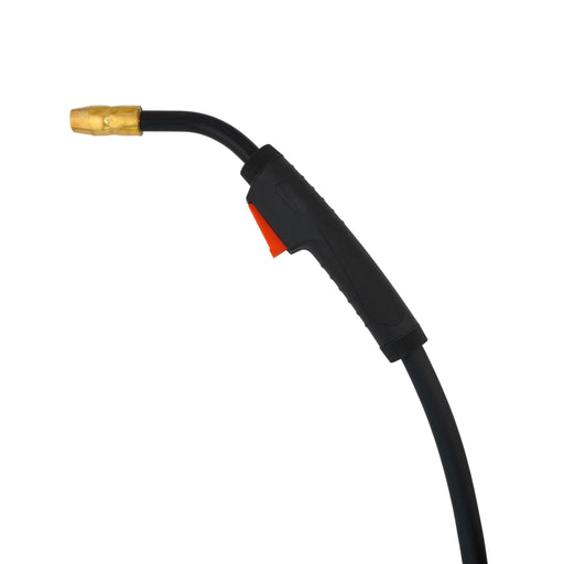 M-15 Miller style air cooled MIG Gun rated 150 Amps 60% CO2/90A mixed gases.  12ft hose Miller connector. SKU 169591