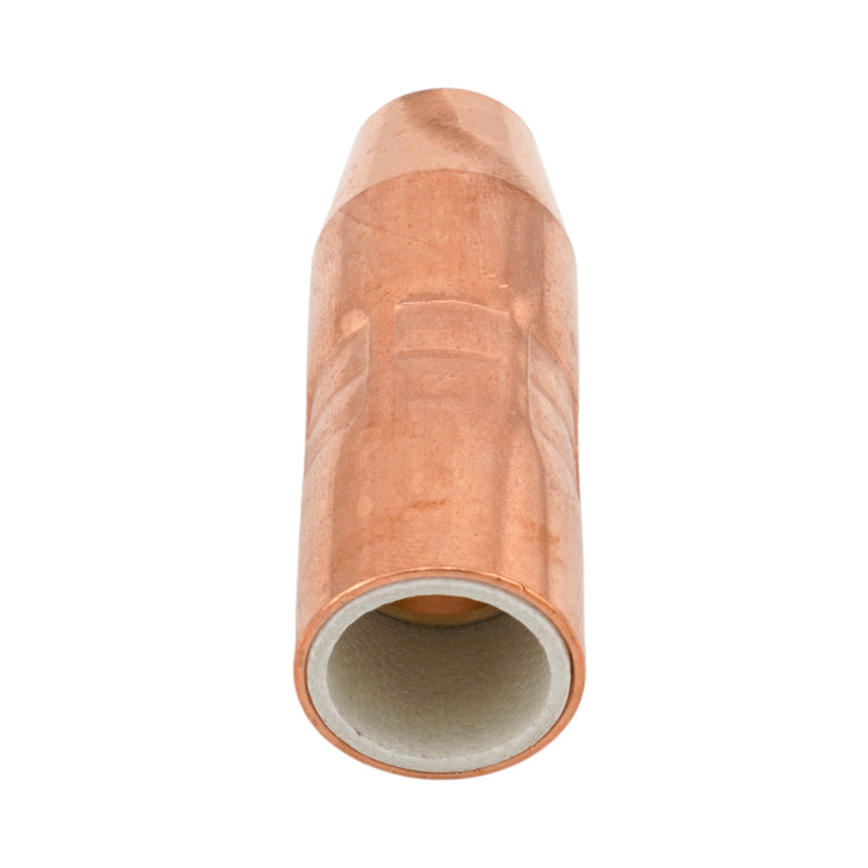 Back view of Miller Style AccuLock Copper Nozzle for MDX-100 MIG Gun NS-M1200C