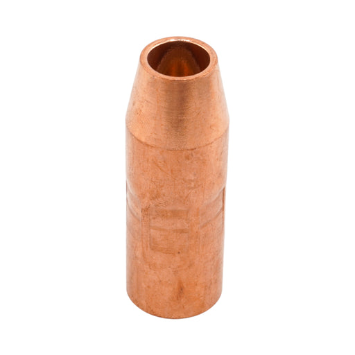 Standing view of Miller Style AccuLock Copper Nozzle for MDX-100 MIG Gun NS-M1200C