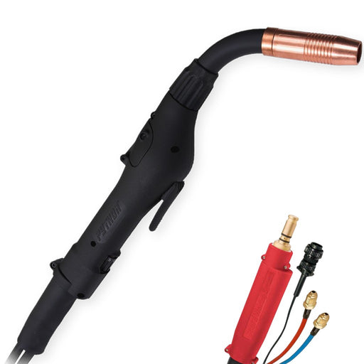 water cooled push pull mig gun with connector for Lincoln welders