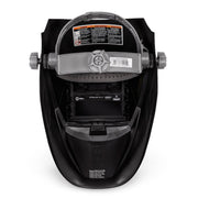 inside view of miler classic welding helmet showing head gear