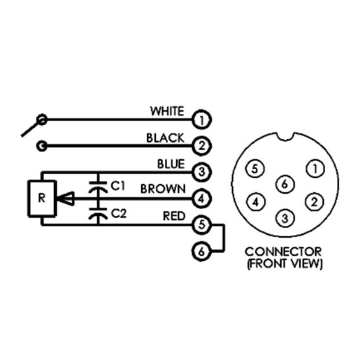 Diagram of miller 6 pin control plug
