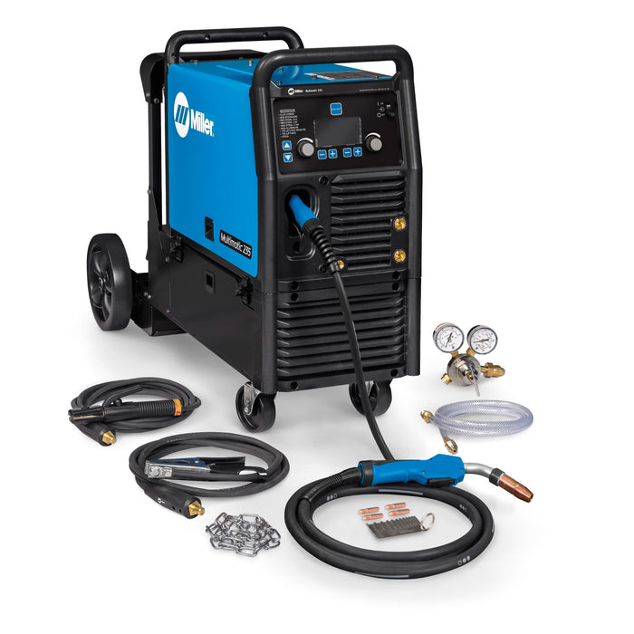 Miller Multimatic 235 welder with single cylinder cart package