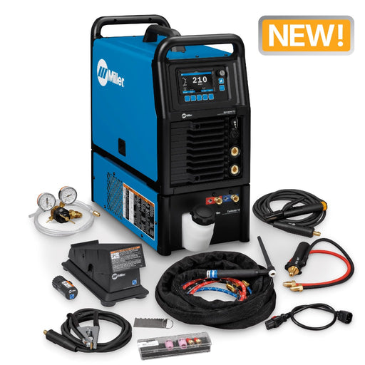 miller syncrowave 212 acdc tig welder with water cooler and wireless foot pedal