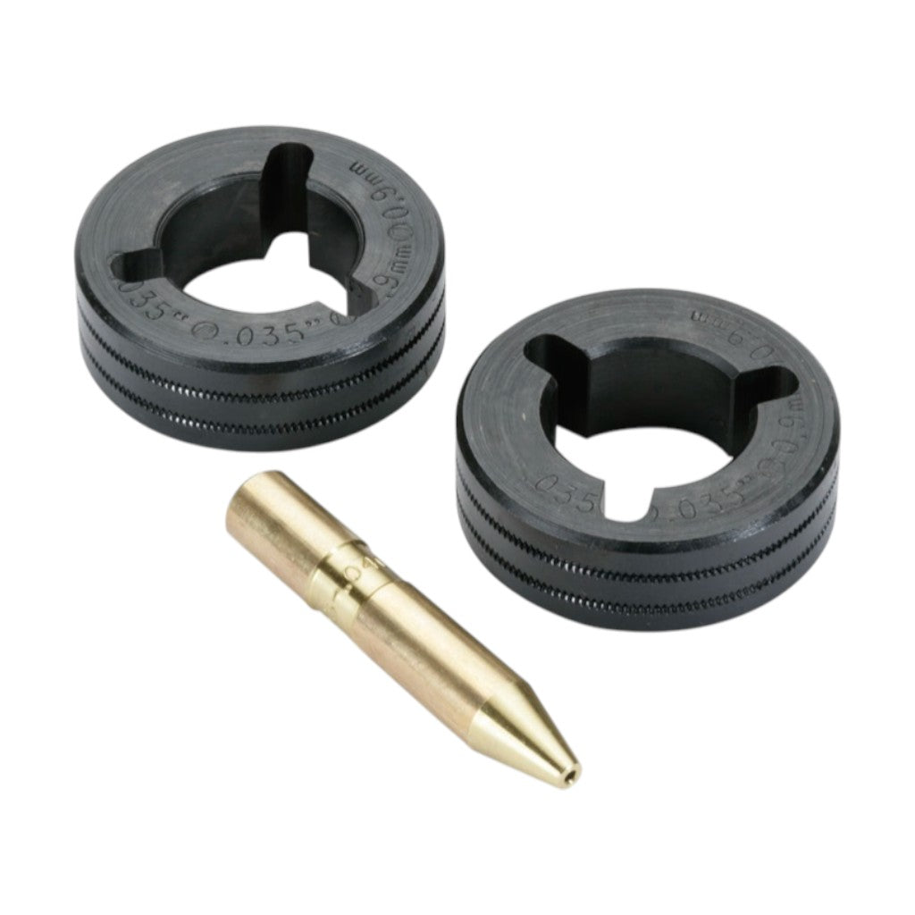Miller 079606 .035 V-Knurled Drive Roll — For Flux Core Welding Wire, Miller Welder Parts