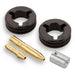 two roll v knurled drive roll kit for feeding flux core wire