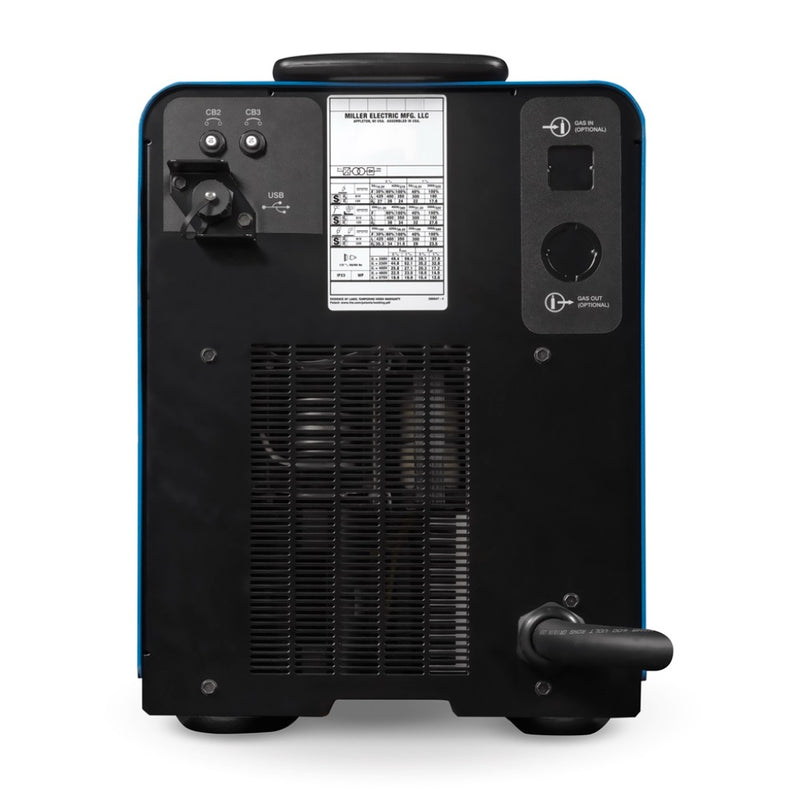 miller xmt 400 welding power source rear connection points