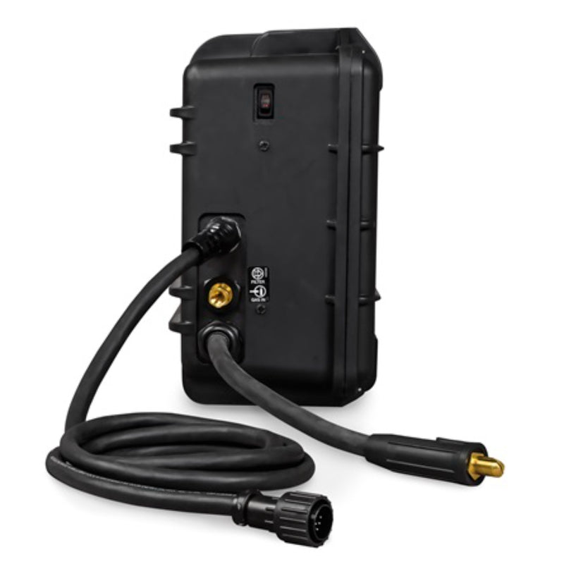 back end of miller xr alumafeed suitcase feeder