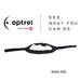 Optrel Swiss Air Headband with Optrel Logo "See What You Can Do" headline 