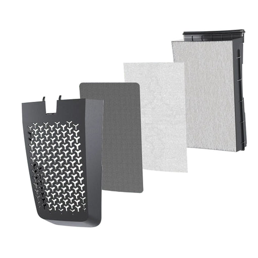 exploded diagram of everything included in optrel swiss air combination filter upgrade kit