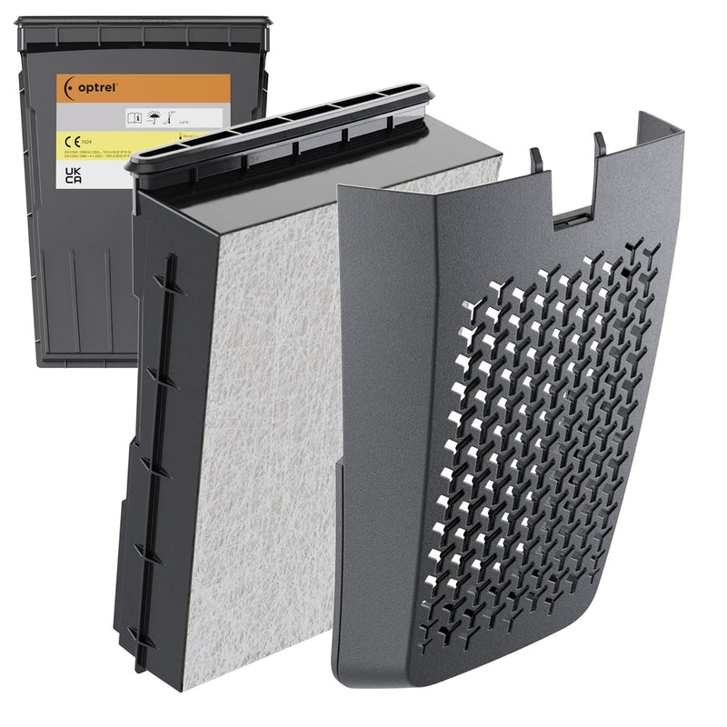 main components of optrel swiss air combination filter upgrade kit