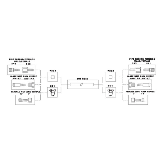 parts diagram for oxygen hose spare parts