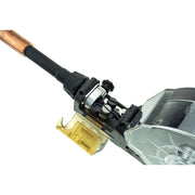 top down view of drive rolls and wire carrying case on parker 300 amp spool gun