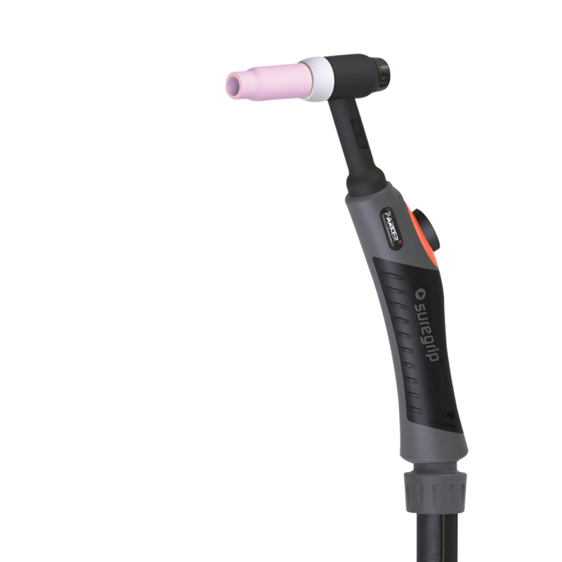 Torche TIG à tête flexible Parker SGT17 avec contrôle d'ampérage intégré