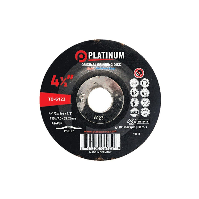 platinum abrasives 4.5 grinding wheel