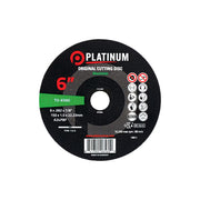 platinum abrasives orignal aluminum cut off wheel 6" diameter