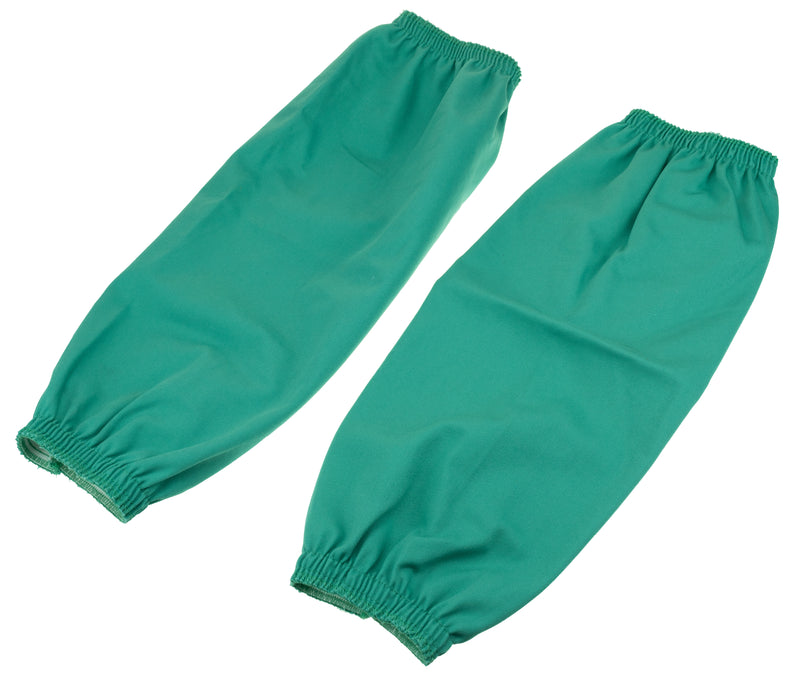 18" FR sleeves green cotton