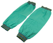 18" FR sleeves green cotton with elastic cuffs