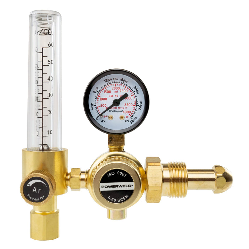 Powerweld argon regulator flowmeter