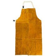 42" long welders apron outside