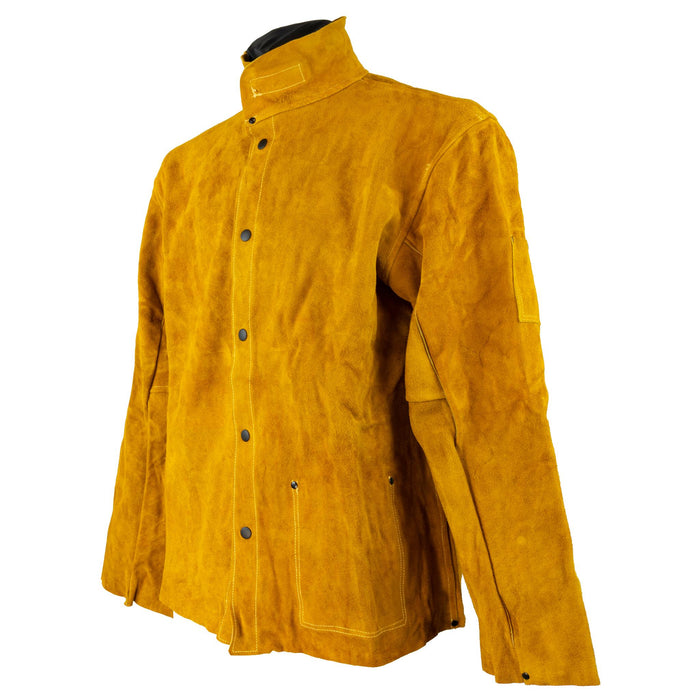 Powerweld brown leather welding jacket