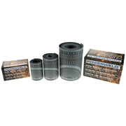 Powerweld pipe wrap around tools laid out to display different sizes