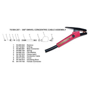 parts diagram of lead assembly for rk4000 torch