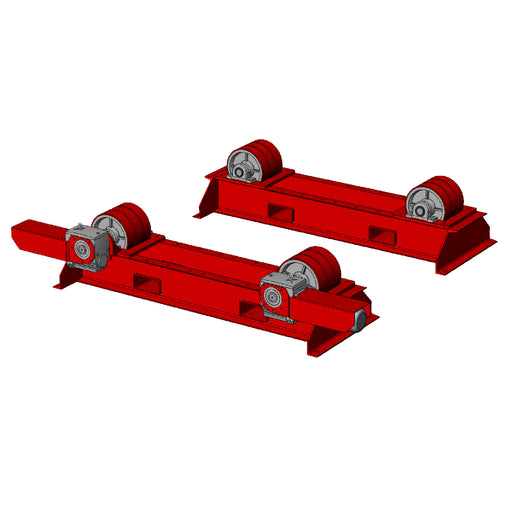 CAD drawing of rapol 30000 pound turning rolls