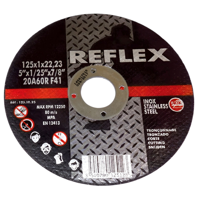 reflex abrasives cut off disc for steel and stainless steel