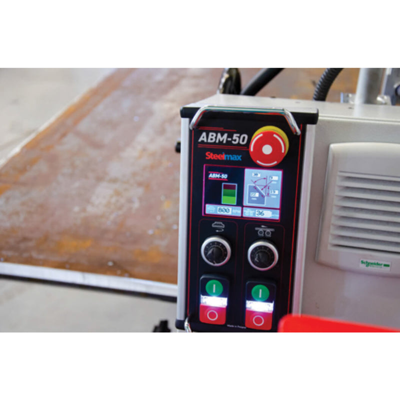 Steelmax ABM 50 Auto Feed Double-Sided Beveling Machine