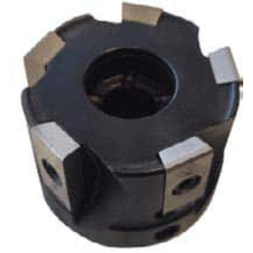 milling head with 5 inserts installed for steelmax bm25 beveling machine