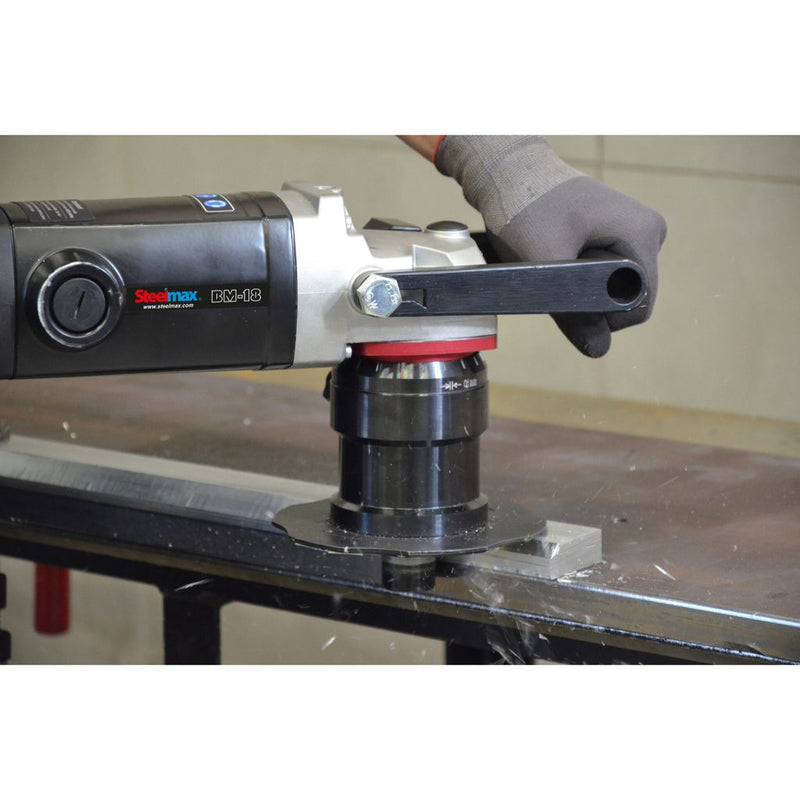 plate beveling in action using steelmax bm18