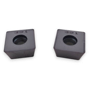 Top down view of steelmax beveling isnerts for BM7