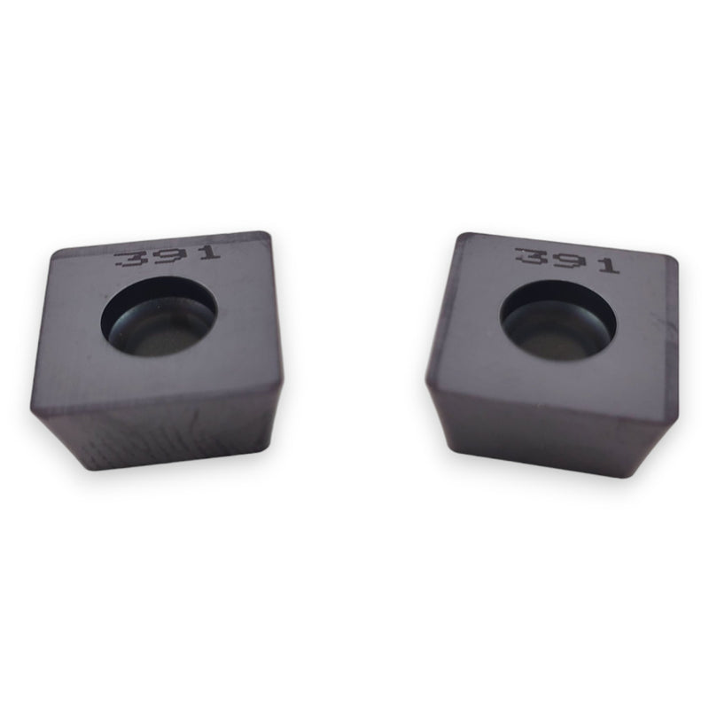 Top down view of steelmax beveling isnerts for BM7