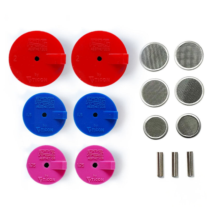silicon plugs with titanium screens for turbo manifolds