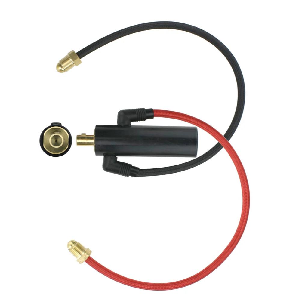 Connecteurs Câble Soudage TIG DKJ35-50 & DKZ35-50 - 315A, Style Dinse, Rouge - Lot De 4 (2 Fiches + 2 Prises)