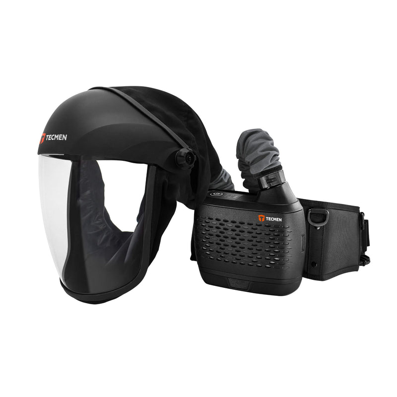 Tecmen TM-SV Air Fed Grinding Shield W/ Free Flow Pro Blower
