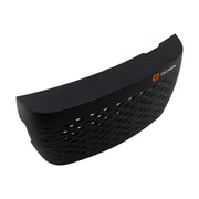 replacement filter cover housing for tecmen freflow papr on an angle showing tecmen logo