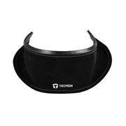 front view of tecmen welding helmet leather bib