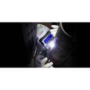 tig welding pipe in confined space using tecmen leather welding mask