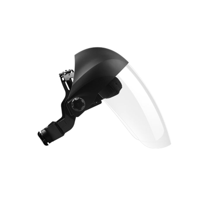 Tecmen clear grinding shield facing right