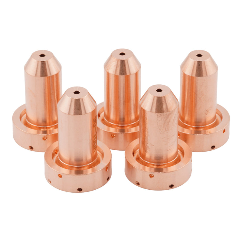 group of 5 intellicut thermal dynamics 100A 9-8212 cutting tip rear view