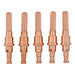 5 copper electrodes for use with thermal dynamics plasma cutters