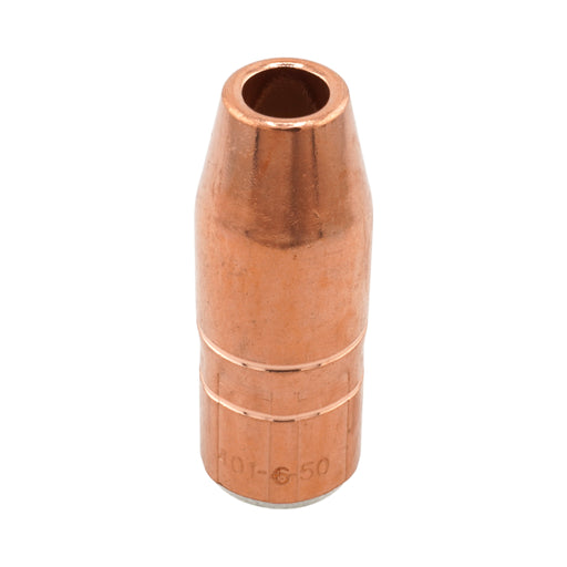 Tregaskiss style heavy duty HD 401-6-50 copper MIG gun nozzle