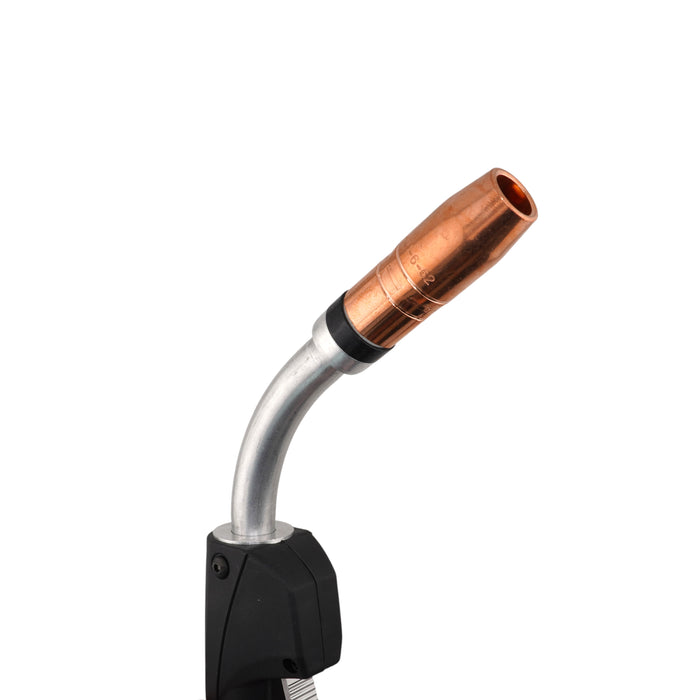 Front end of tregaskiss mig gun showing 401-6-62 nozzle