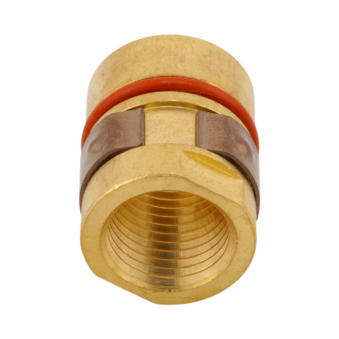 Back view of brass construction tregaskiss 402-3 nozzle retainer