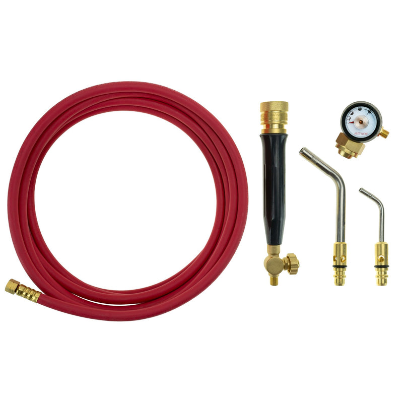turbo torch air acetylen soldering kit