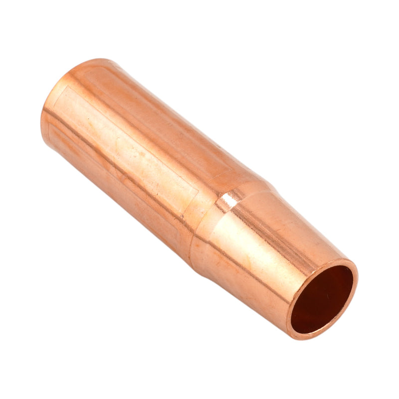 Isometric front view of Tweco 23-62F Threaded Nozzle 5/8" Flush for Tweco #2/#3/#4 